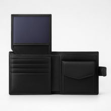 Load image into Gallery viewer, Personalised Men's RFID Leather Photo Bifold Wallet