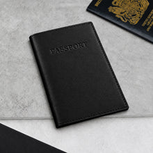 Load image into Gallery viewer, Handmade Leather RFID Passport Cover