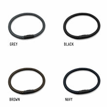 Load image into Gallery viewer, Men&#39;s Single or Double Slim Leather Black Clasp Bracelet