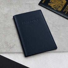 Load image into Gallery viewer, Handmade Leather RFID Passport Cover