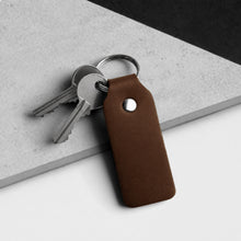 Load image into Gallery viewer, Handmade Personalised Special Date Leather Fob Keyring