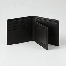 Load image into Gallery viewer, Personalised Men&#39;s RFID Black Leather Bifold Wallet