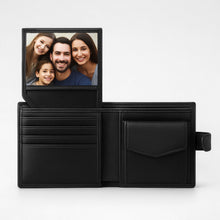 Load image into Gallery viewer, Personalised Men&#39;s RFID Leather Photo Bifold Wallet - Parker &amp; Co.