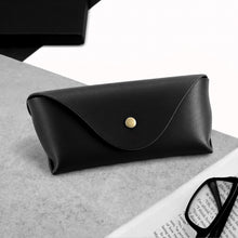 Load image into Gallery viewer, Handmade Leather Arched Hard Glasses Case