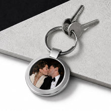 Load image into Gallery viewer, Personalised Round Photo Keyring
