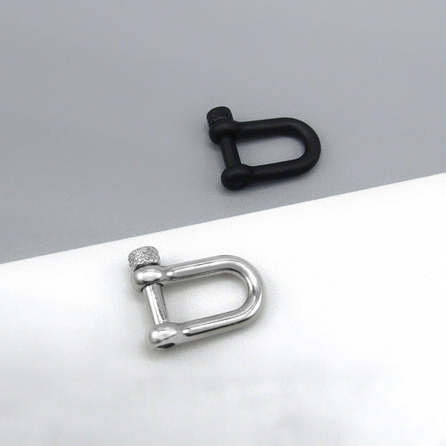 Additional Shackle Clasps in Matt Black or Silver