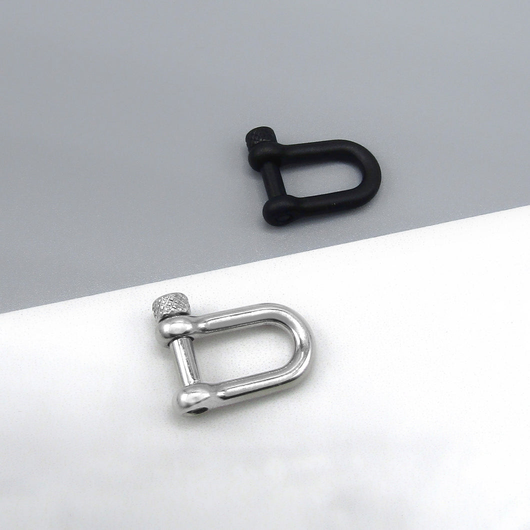 Additional Shackle Clasps in Matt Black or Silver