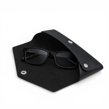 Load image into Gallery viewer, Handmade Personalised Pointed Leather Hard Glasses Case
