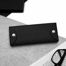 Load image into Gallery viewer, Handmade Rounded Leather Hard Glasses Case
