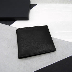 Handmade Personalised Special Date Men's Rfid Leather Billfold Wallet