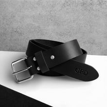 Load image into Gallery viewer, Handmade Personalised Men's Initial Leather Belt