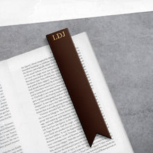 Load image into Gallery viewer, Handmade Personalised Thick Leather Bookmark