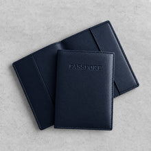 Load image into Gallery viewer, Handmade Leather RFID Passport Cover