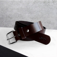 Load image into Gallery viewer, Handmade Personalised Men&#39;s Leather Belt - PARKER&amp;CO