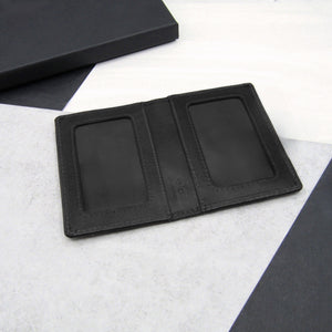 Personalised RFID Leather Travel Card Holder - PARKER&CO