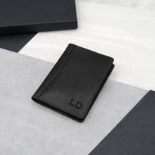 Load image into Gallery viewer, Personalised RFID Leather Travel Card Holder - PARKER&amp;CO