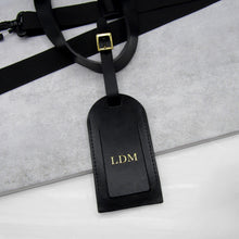 Load image into Gallery viewer, Handmade Personalised Leather Luggage Tag - PARKER&amp;CO