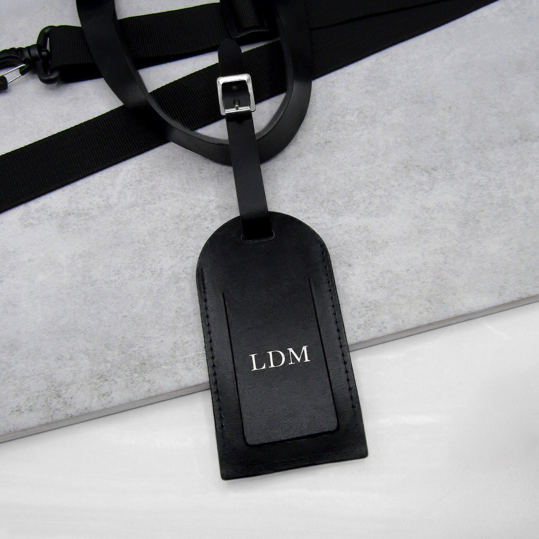 Handmade Personalised Leather Luggage Tag - PARKER&CO