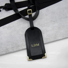 Load image into Gallery viewer, Couples Handmade Personalised Leather Luggage Tag Set - PARKER&amp;CO