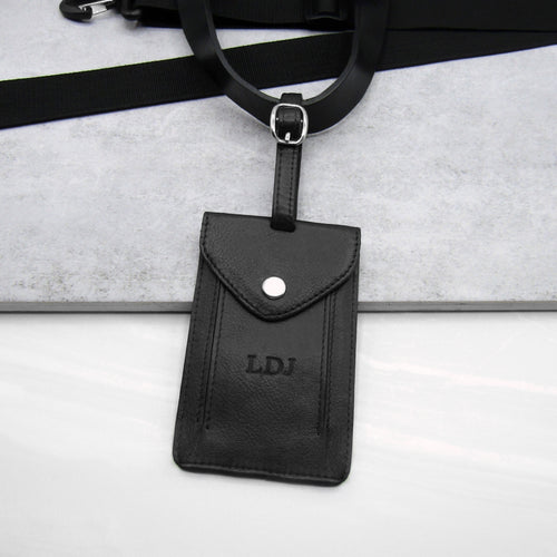 Personalised Leather Luggage Tag - PARKER&CO