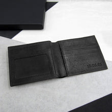 Load image into Gallery viewer, Handmade Personalised Men&#39;s RFID Leather Photo Billfold Wallet - PARKER&amp;CO