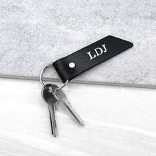 Load image into Gallery viewer, Handmade Personalised Special Date Leather Keyring - PARKER&amp;CO