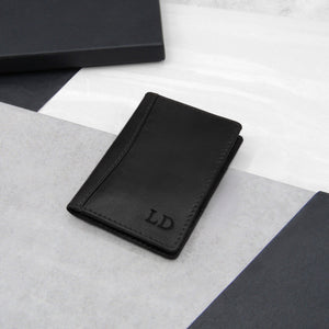 Personalised RFID Leather Credit  Card Holder Wallet