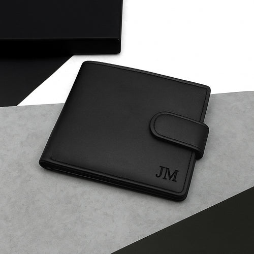 Personalised Men's RFID Leather Photo Bifold Wallet