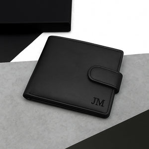 Personalised Men's RFID Leather Photo Bifold Wallet