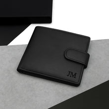 Load image into Gallery viewer, Personalised Men&#39;s RFID Leather Photo Bifold Wallet