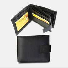 Load image into Gallery viewer, Personalised Men&#39;s RFID Leather Billfold Wallet