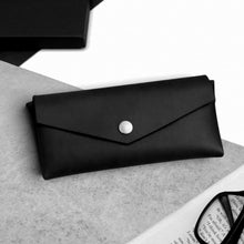 Load image into Gallery viewer, Handmade Pointed Leather Hard Glasses Case