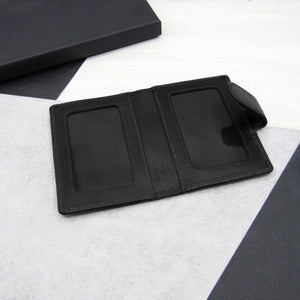 Personalised RFID Leather Travel Card Holder