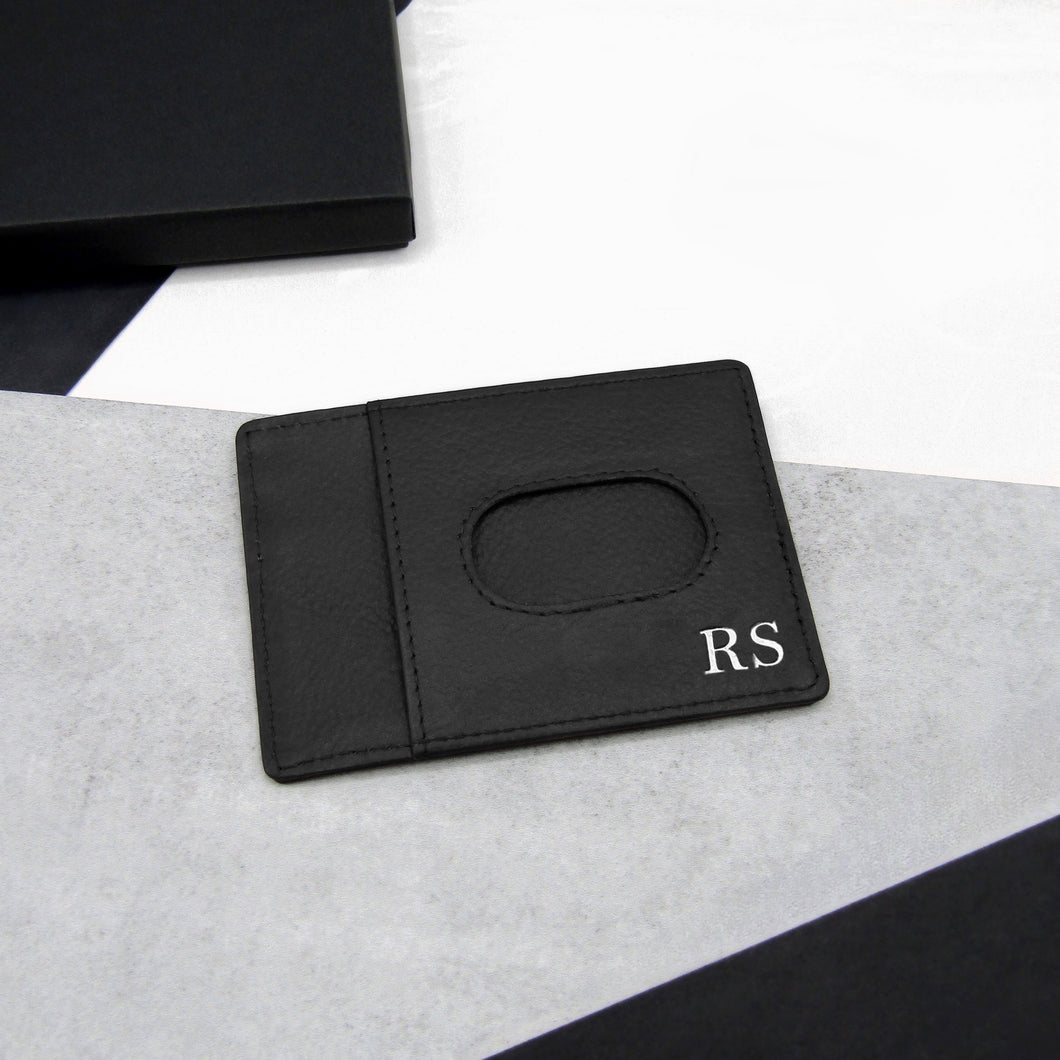 Handmade Personalised RFID Leather Credit Card Holder - PARKER&CO