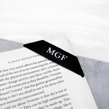 Load image into Gallery viewer, Handmade Personalised Leather Page Corner Bookmark - PARKER&amp;CO