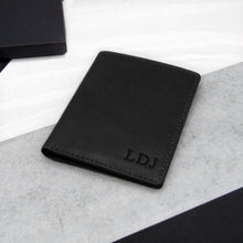 Load image into Gallery viewer, Personalised RFID Leather Credit Card Holder - PARKER&amp;CO