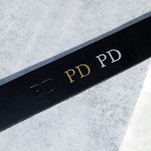 Personalised Men's Reversible Leather Belt - PARKER&CO