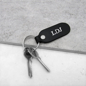 Handmade Personalised Special Date Leather Fob Keyring - PARKER&CO