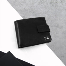 Load image into Gallery viewer, Personalised Men&#39;s RFID Leather Bifold Wallet - PARKER&amp;CO