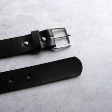 Load image into Gallery viewer, Handmade Personalised Men&#39;s Hidden Initial Leather Belt - PARKER&amp;CO