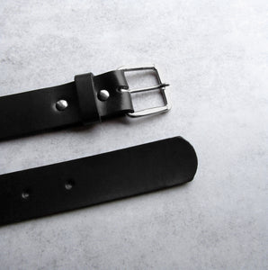 Handmade Personalised Men's Hidden Initial Leather Belt - PARKER&CO