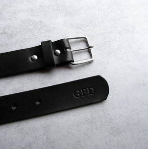 Handmade Personalised Men's Leather Belt - PARKER&CO