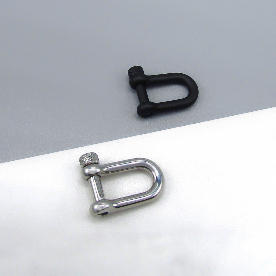 Additional Shackle Clasps in Matt Black or Silver - PARKER&CO
