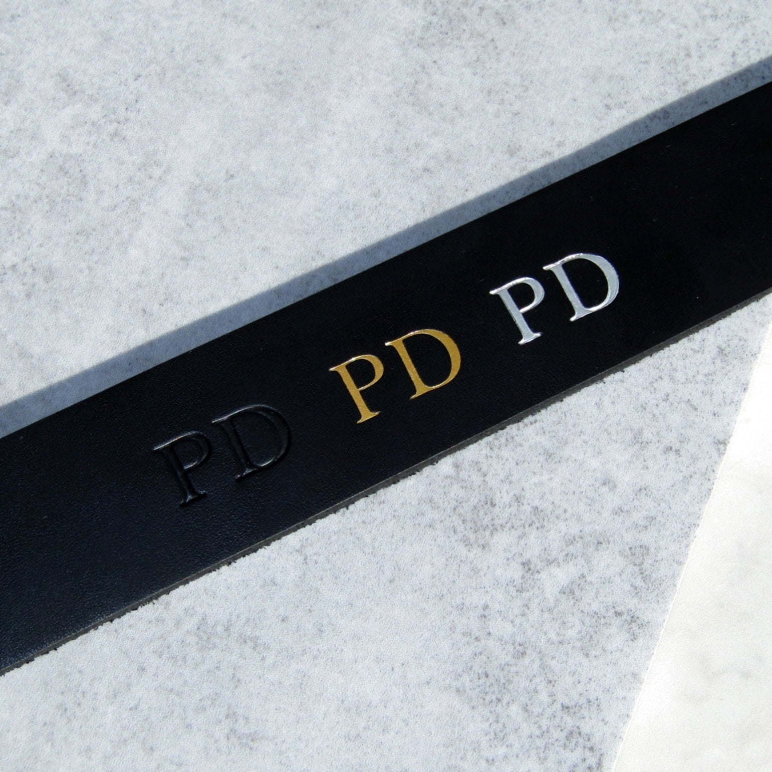 Personalised Black Leather RFID Bum Bag Fanny Pack PARKER CO